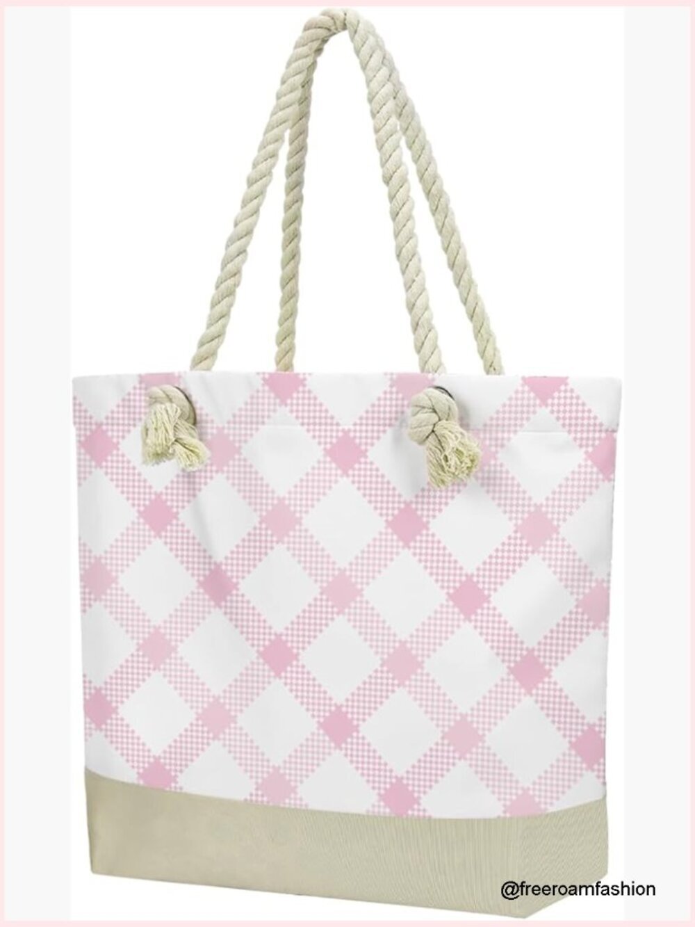 Large Waterproof Zip Tote Bag Travel Beach Shopping Gym